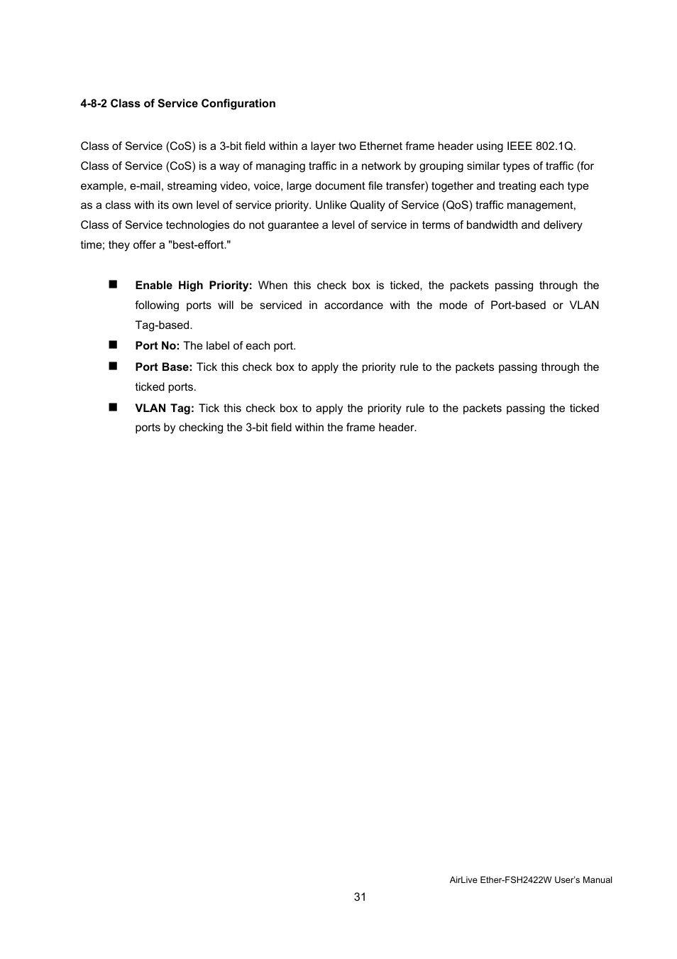 AirLive Ether-FSH2422W User Manual | Page 37 / 55