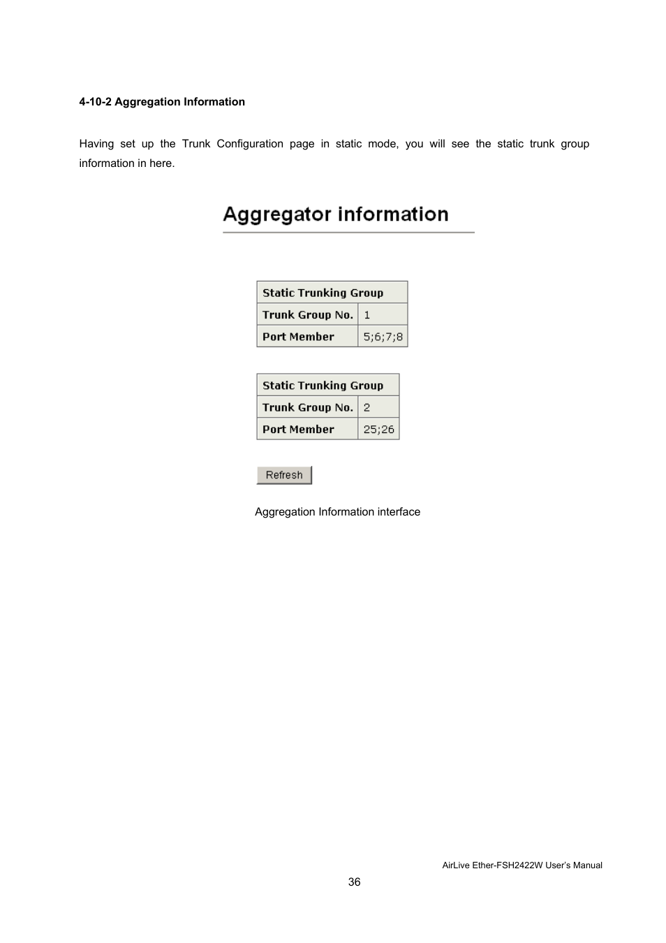 AirLive Ether-FSH2422W User Manual | Page 42 / 55
