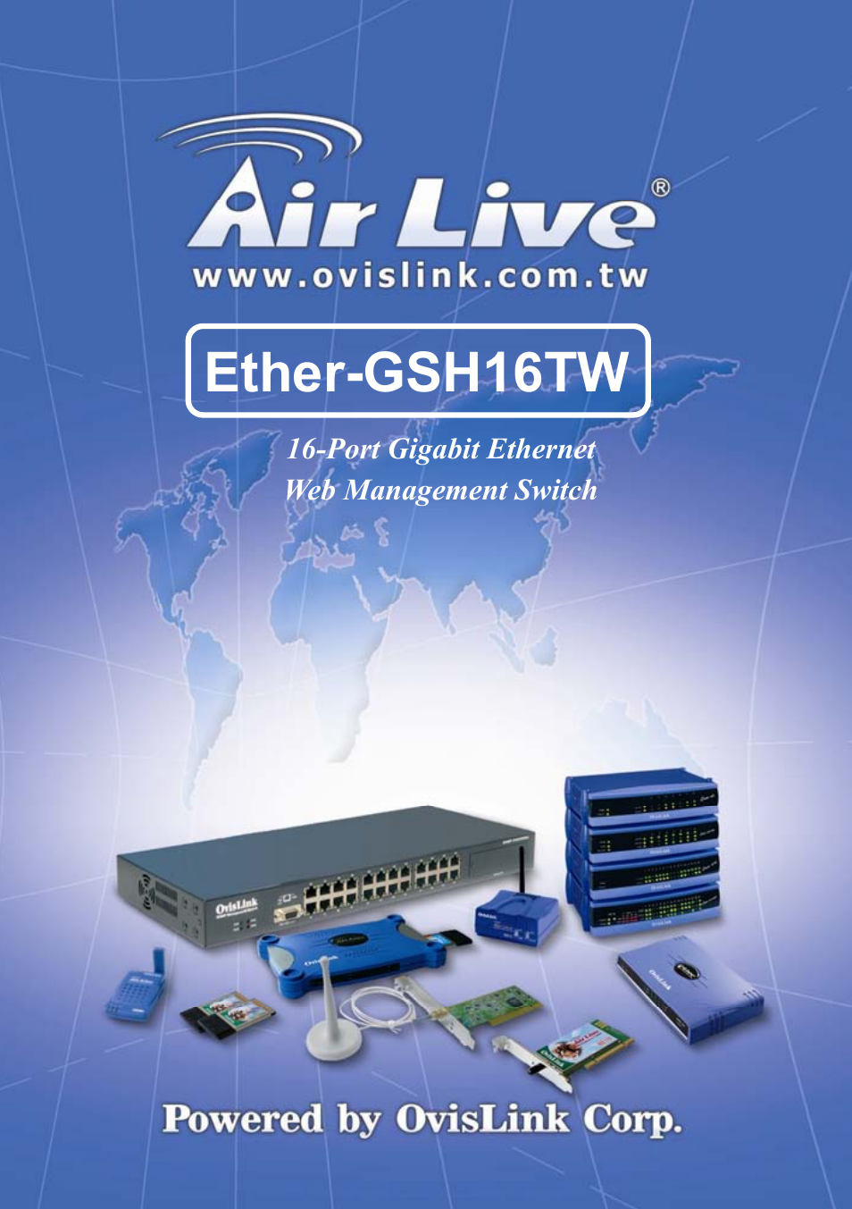 AirLive Ether-GSH16TW User Manual | 42 pages