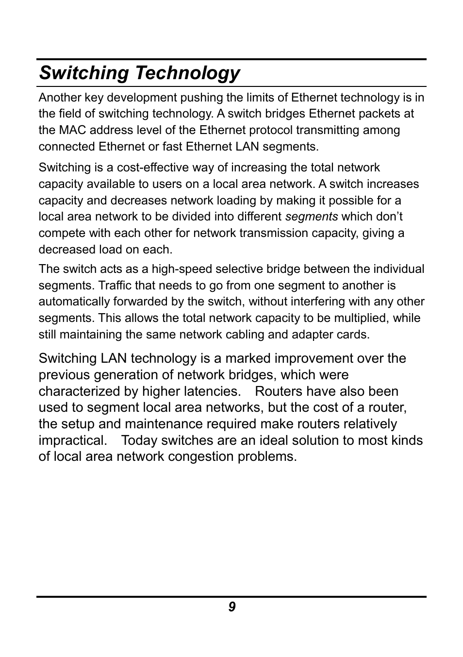 Switching technology | AirLive Ether-GSH16TW User Manual | Page 9 / 42