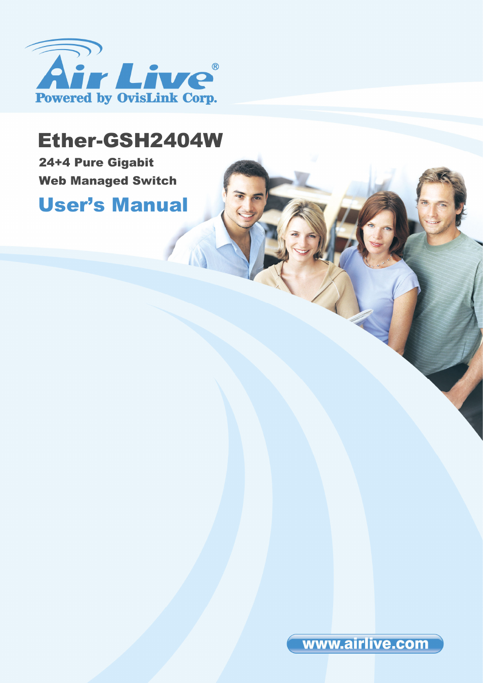 AirLive Ether-GSH2404W User Manual | 50 pages