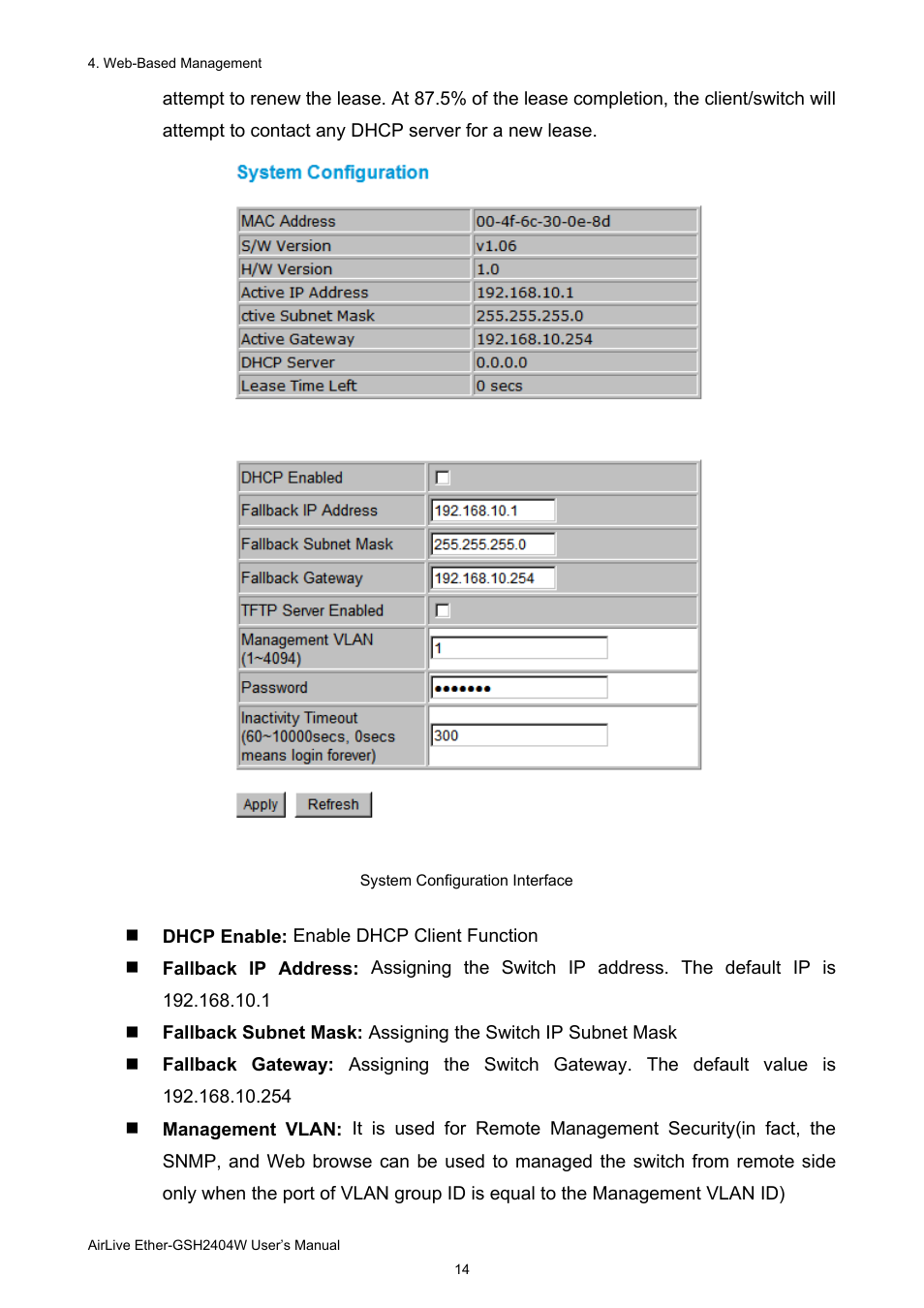 AirLive Ether-GSH2404W User Manual | Page 17 / 50