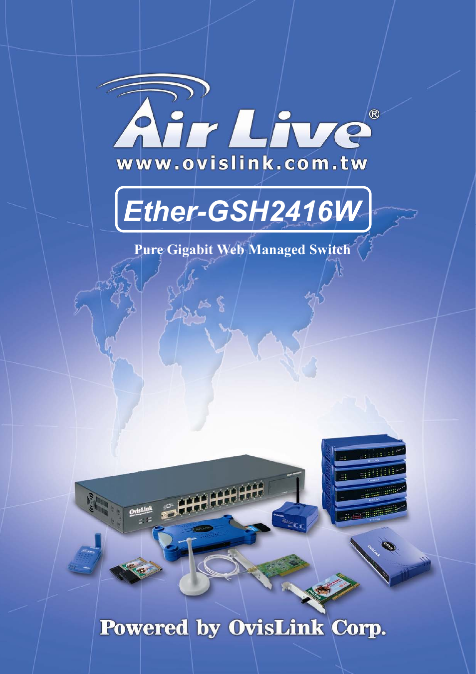 AirLive Ether-GSH2416W User Manual | 61 pages