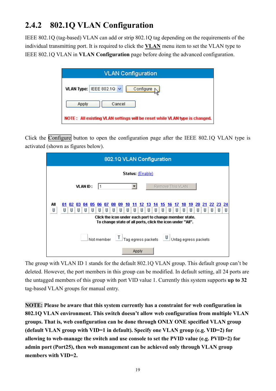 AirLive Ether-GSH2416W User Manual | Page 19 / 61