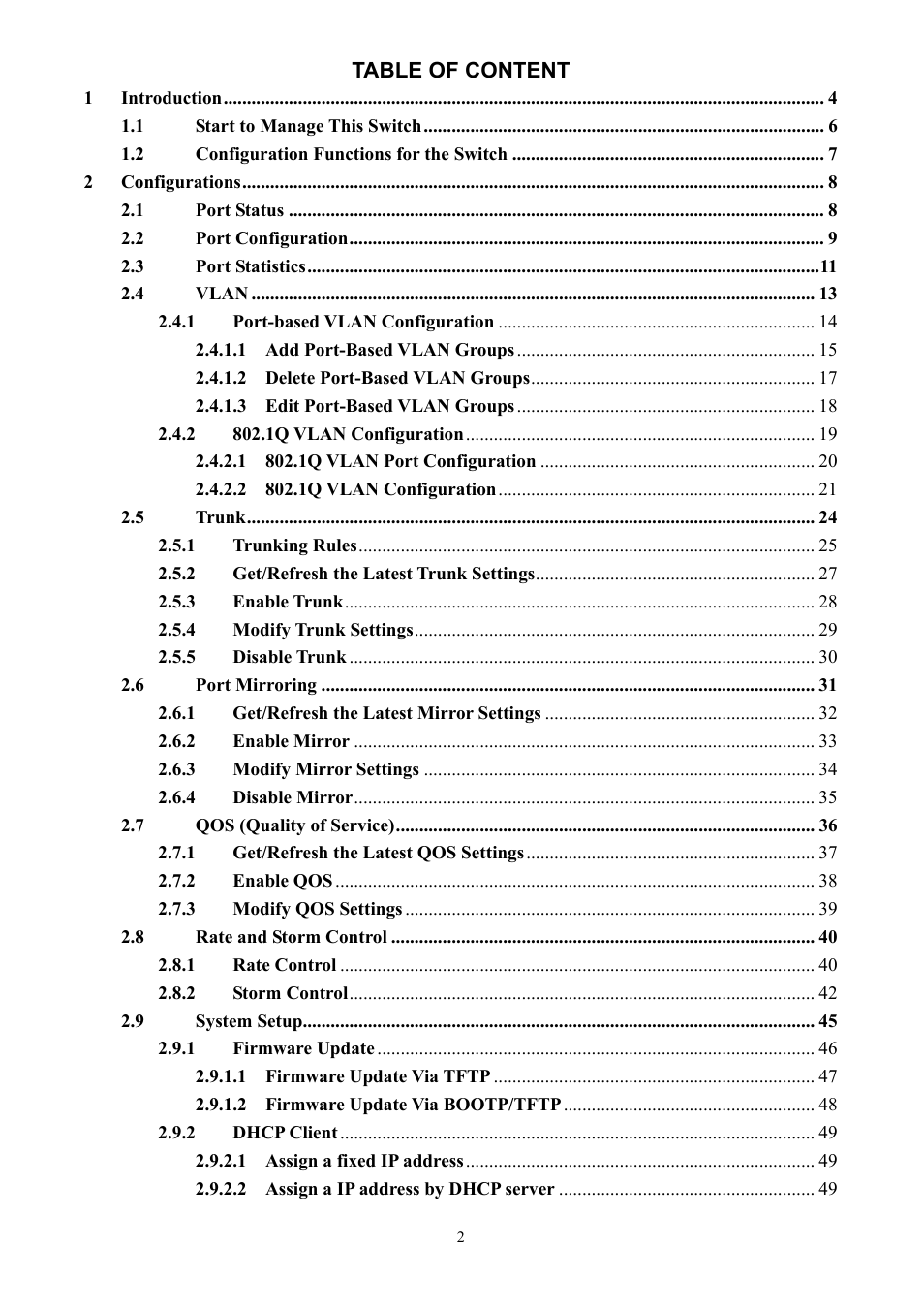 AirLive Ether-GSH2416W User Manual | Page 2 / 61