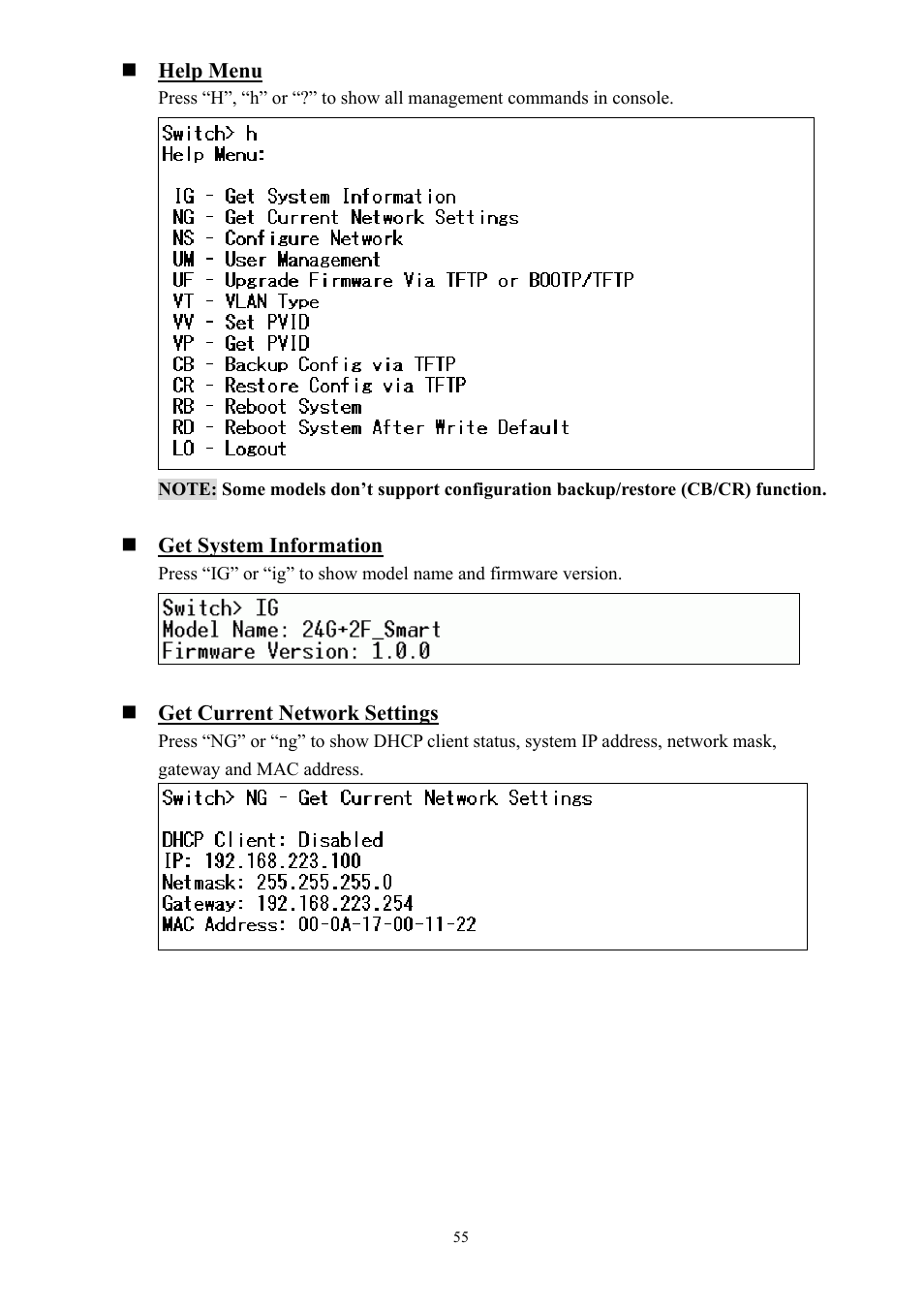 AirLive Ether-GSH2416W User Manual | Page 55 / 61