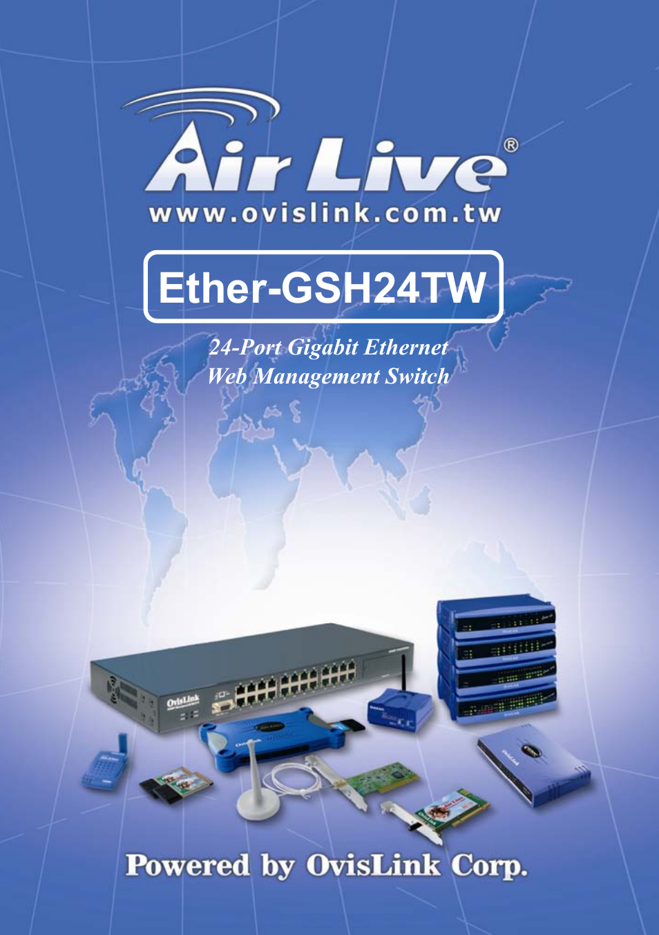 AirLive Ether-GSH24TW User Manual | 42 pages