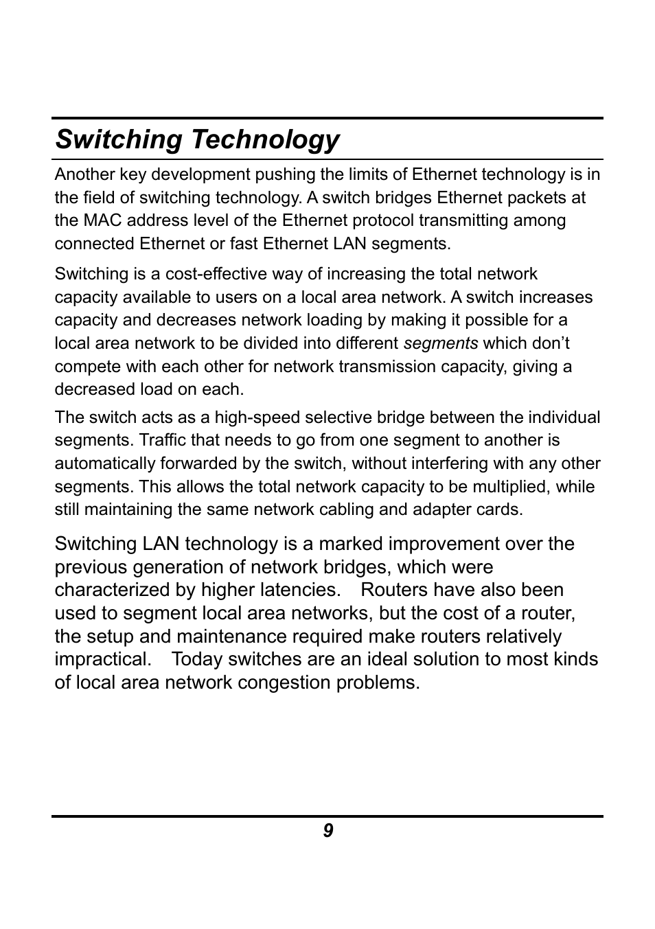 Switching technology | AirLive Ether-GSH24TW User Manual | Page 9 / 42