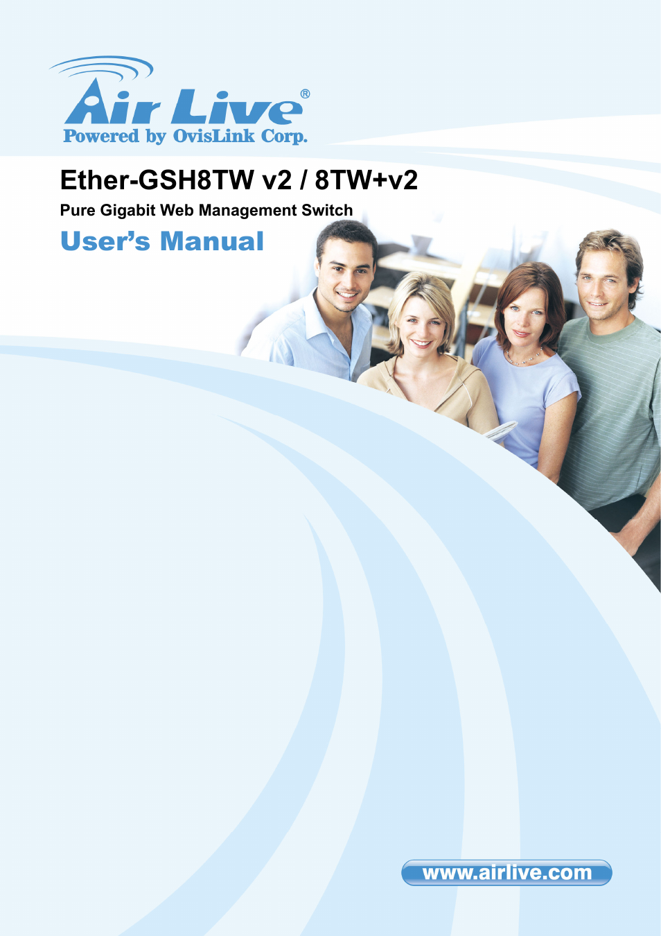 AirLive Ether-GSH8TW v2 User Manual | 36 pages