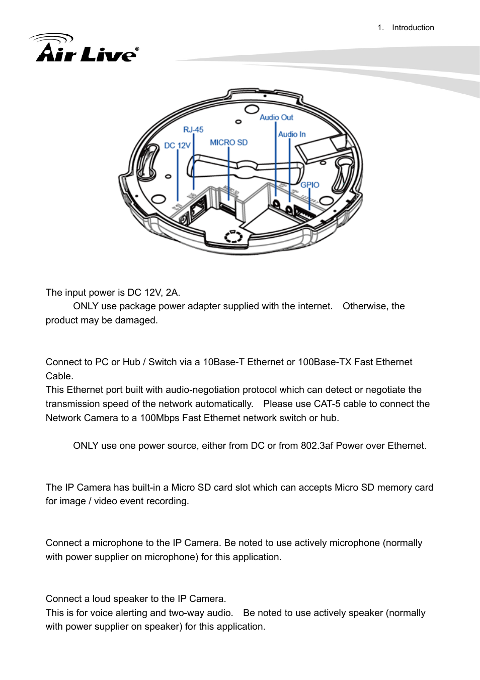 AirLive FE-200DM User Manual | Page 10 / 74