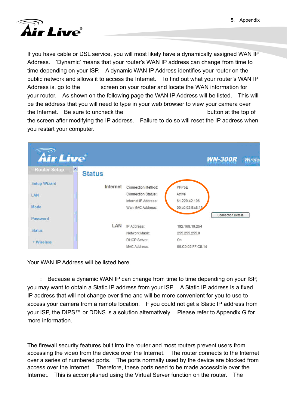 AirLive FE-200DM User Manual | Page 60 / 74