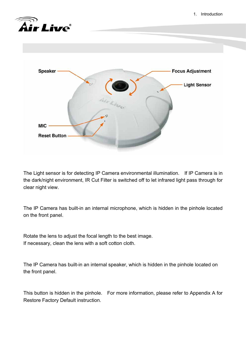 3 physical overview and connections | AirLive FE-200DM User Manual | Page 9 / 74