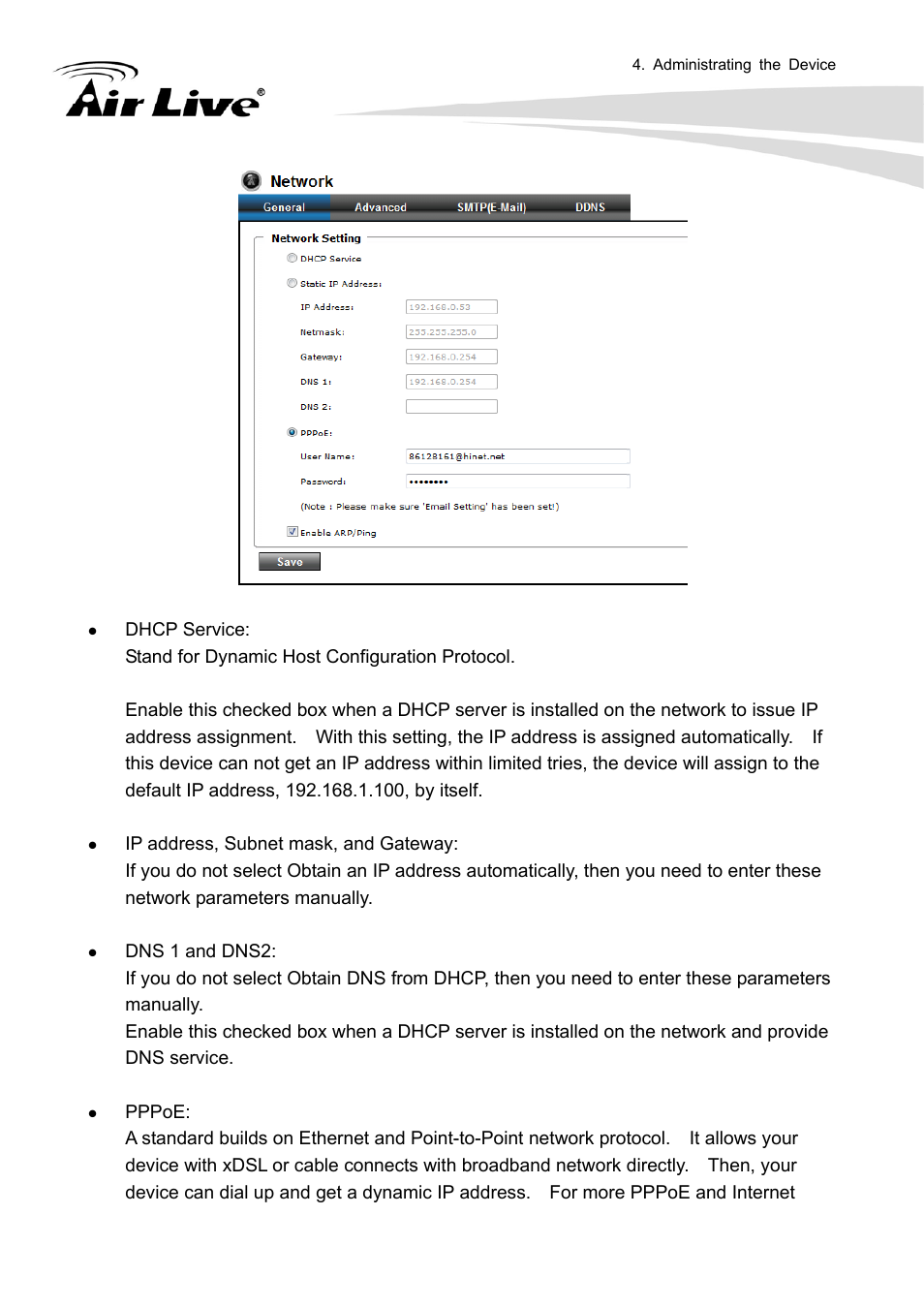 AirLive FE-200VD User Manual | Page 38 / 72