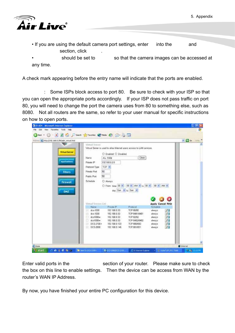 AirLive FE-200VD User Manual | Page 60 / 72