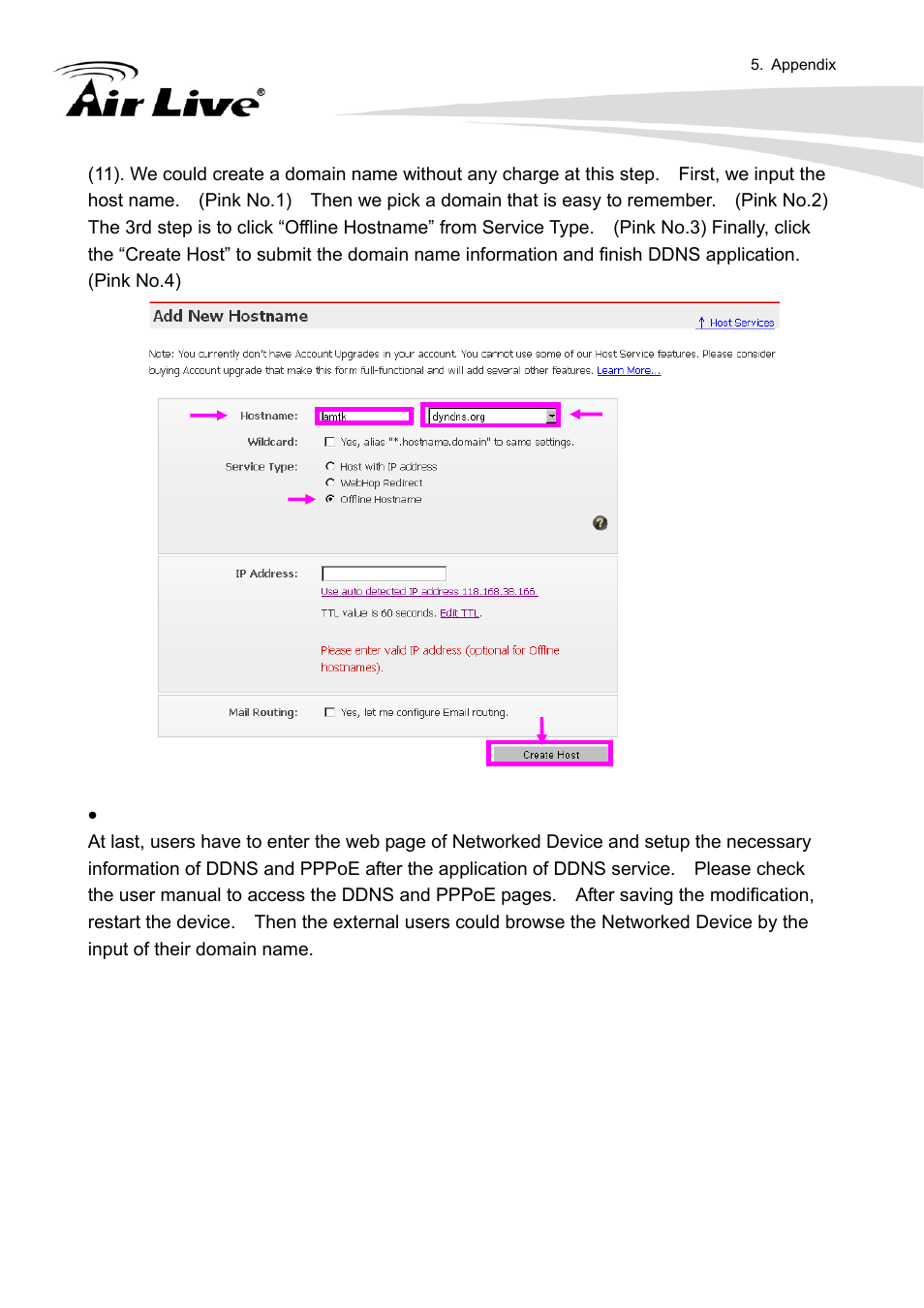 AirLive FE-200VD User Manual | Page 66 / 72