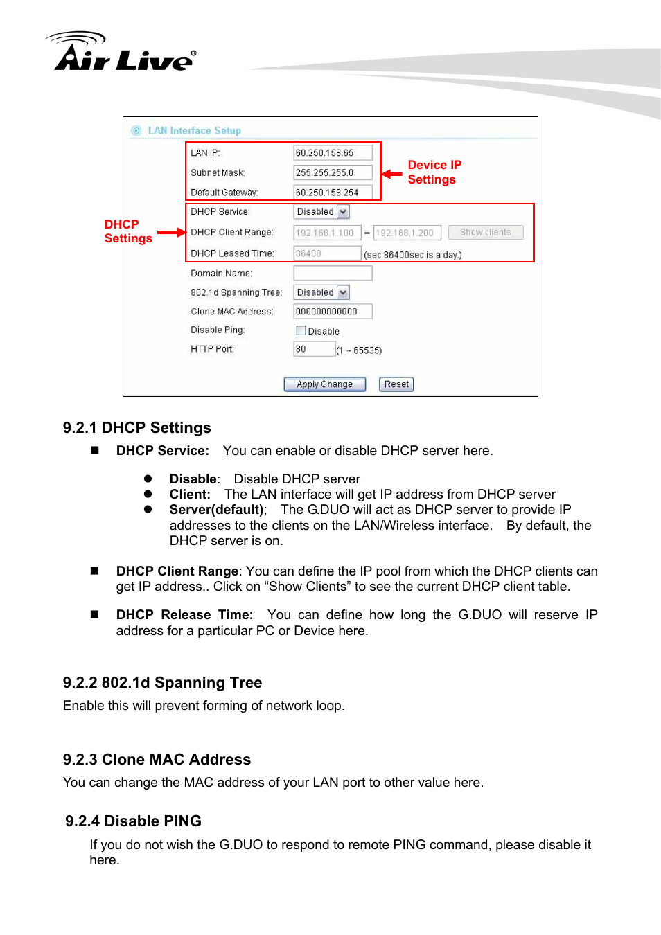 AirLive G.DUO User Manual | Page 105 / 137