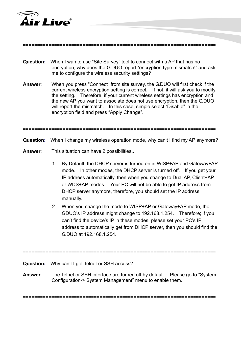 AirLive G.DUO User Manual | Page 118 / 137