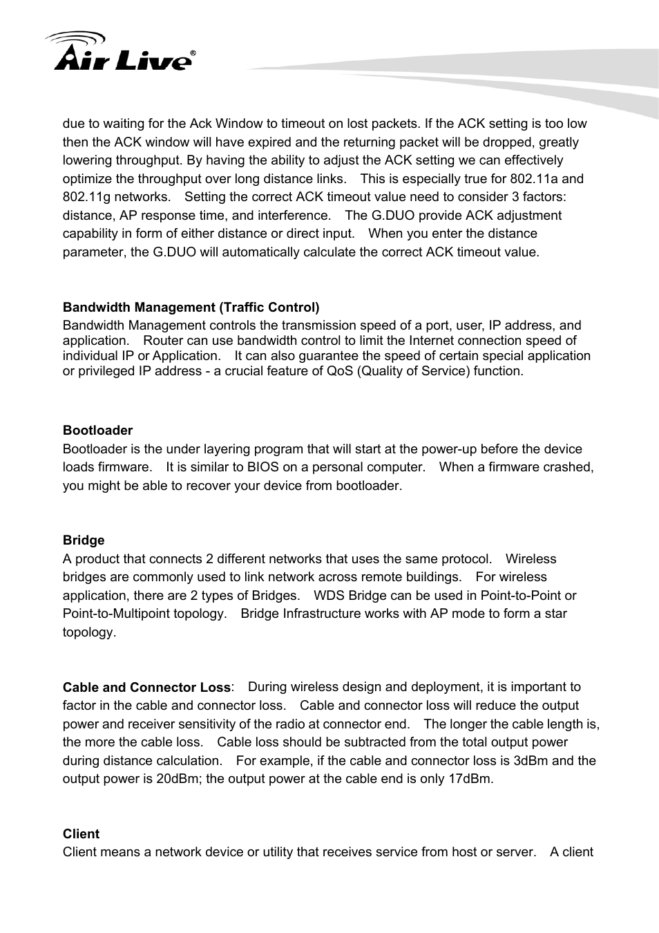AirLive G.DUO User Manual | Page 126 / 137