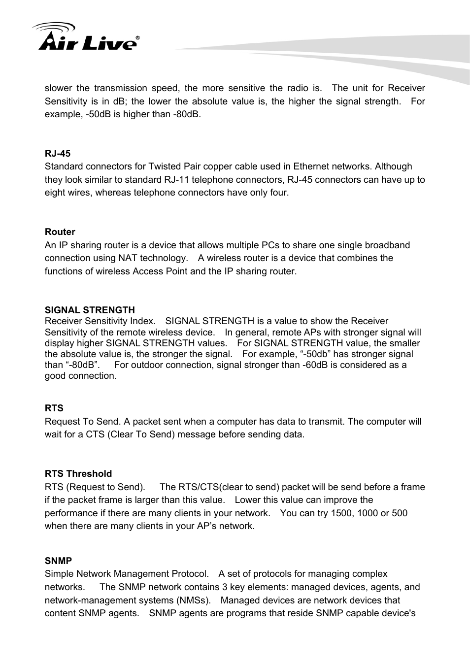 AirLive G.DUO User Manual | Page 133 / 137