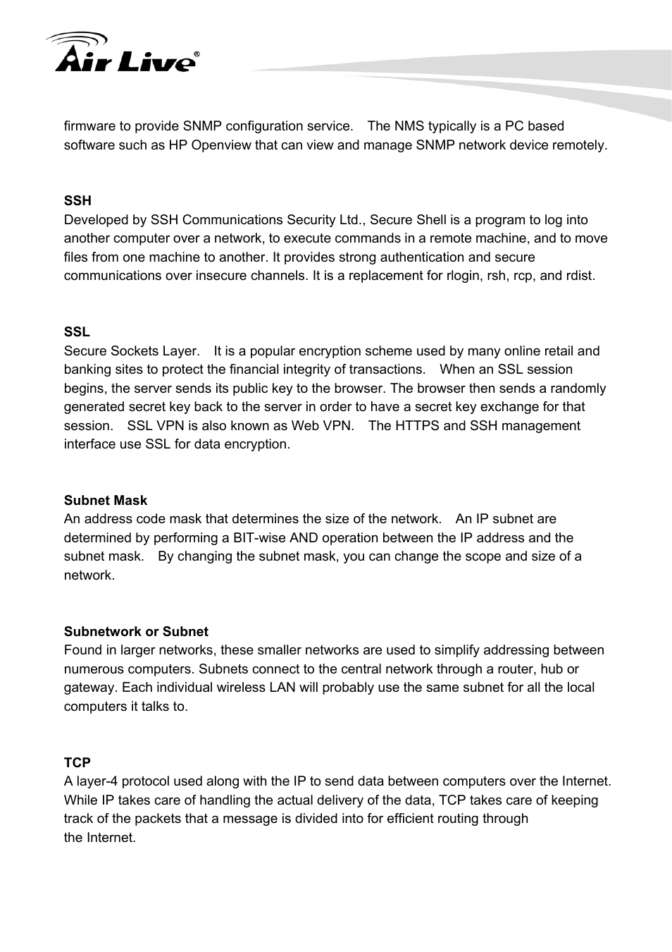 AirLive G.DUO User Manual | Page 134 / 137