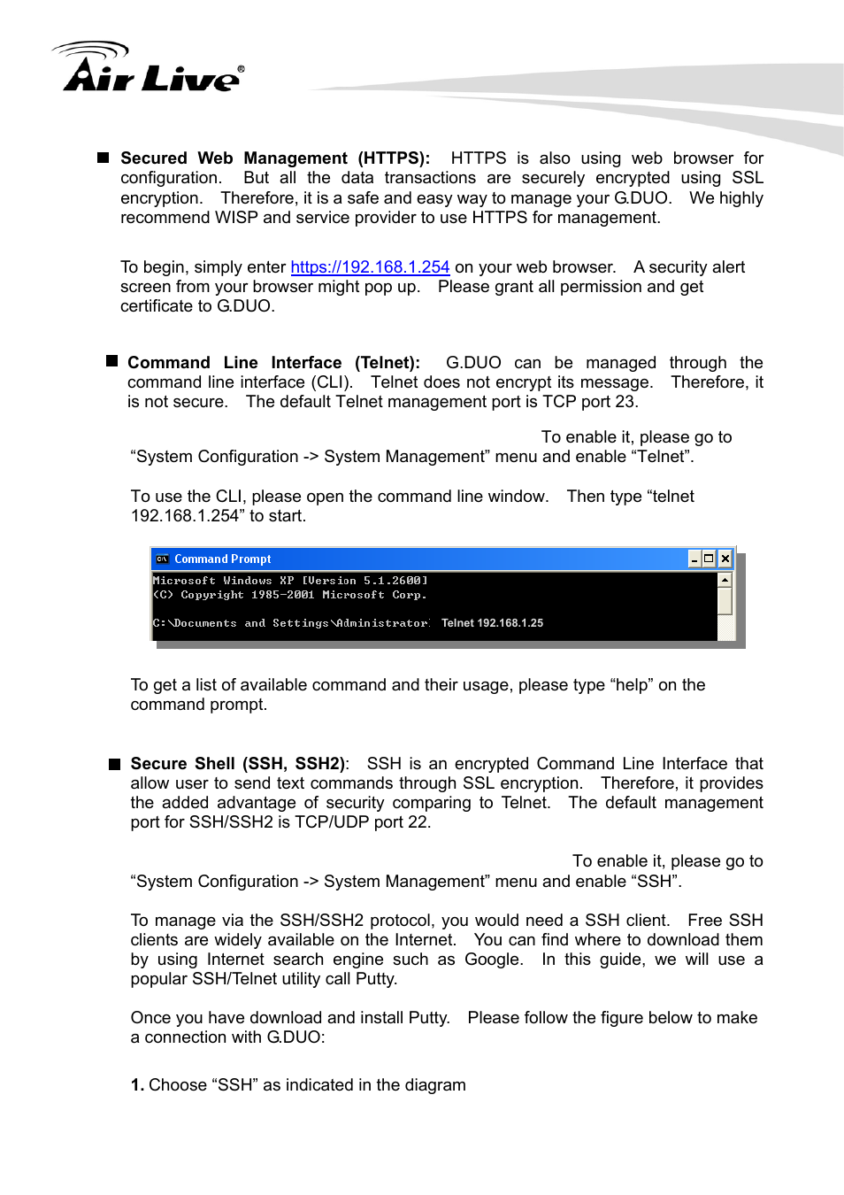 AirLive G.DUO User Manual | Page 20 / 137