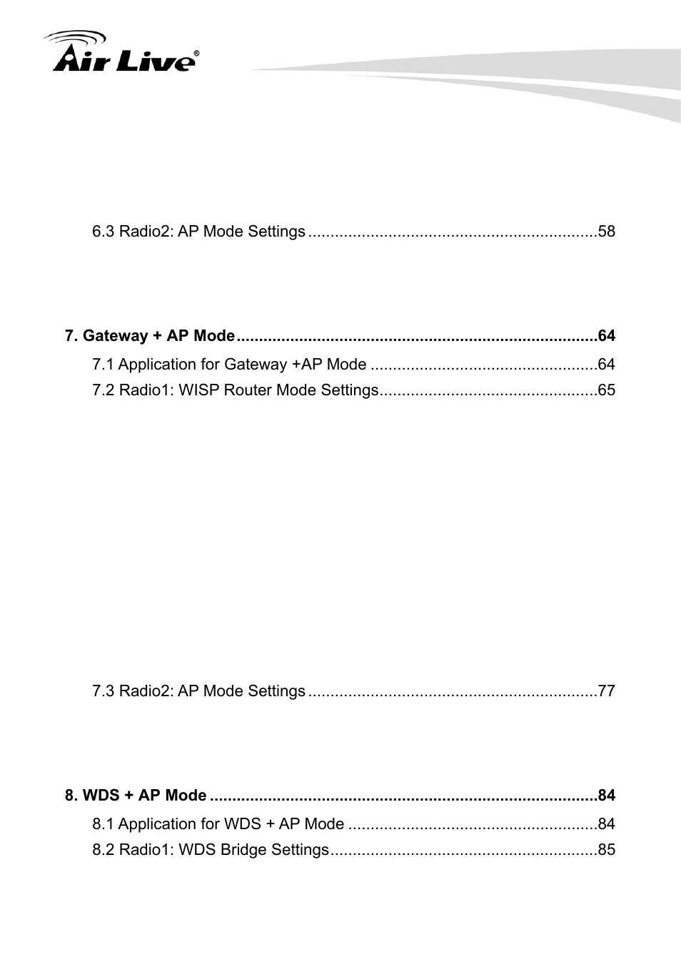 AirLive G.DUO User Manual | Page 5 / 137