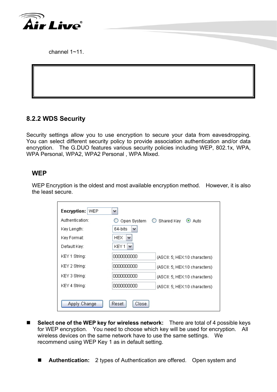 2 wds security | AirLive G.DUO User Manual | Page 93 / 137