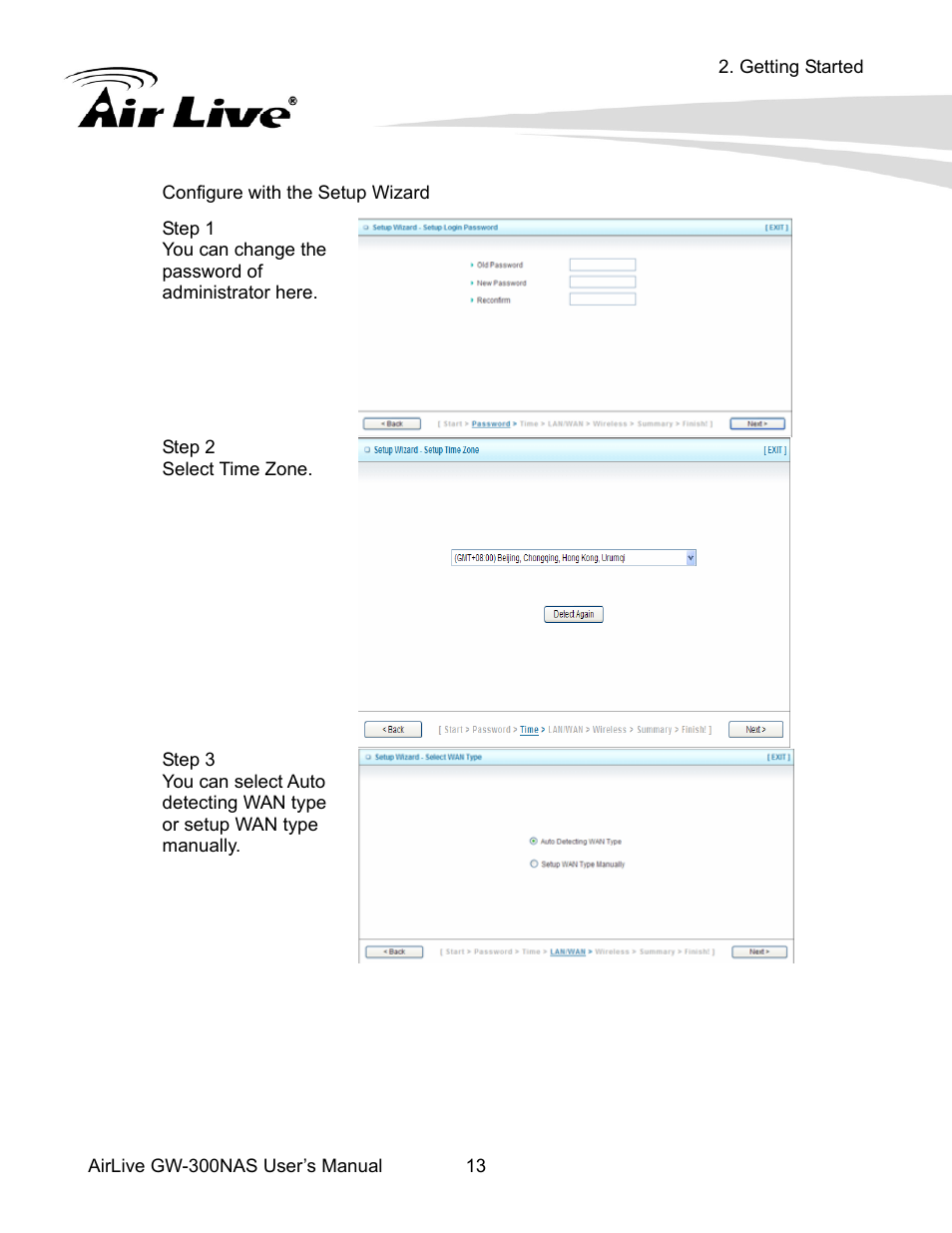 AirLive GW-300NAS User Manual | Page 17 / 75