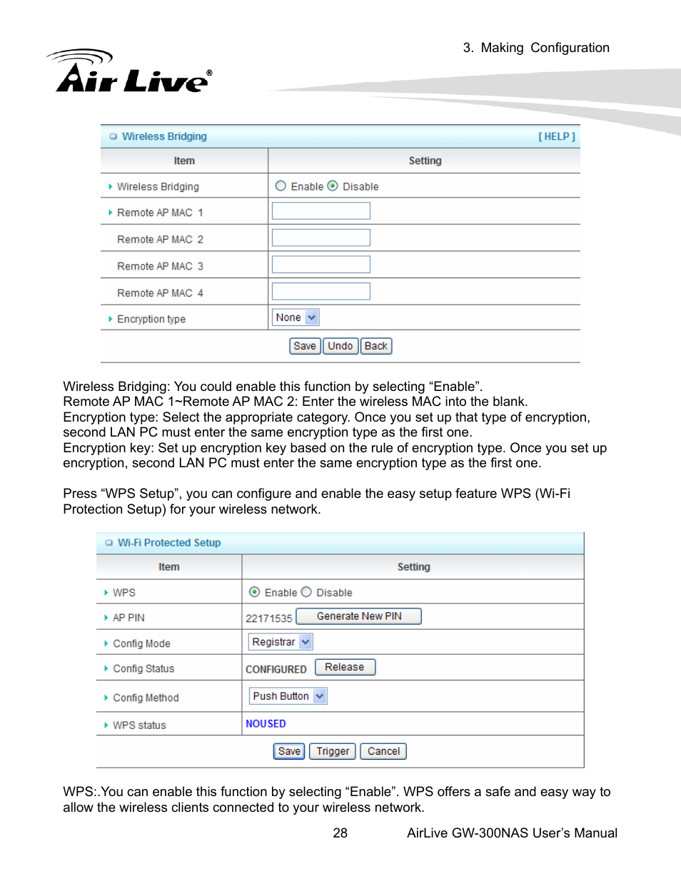 AirLive GW-300NAS User Manual | Page 32 / 75