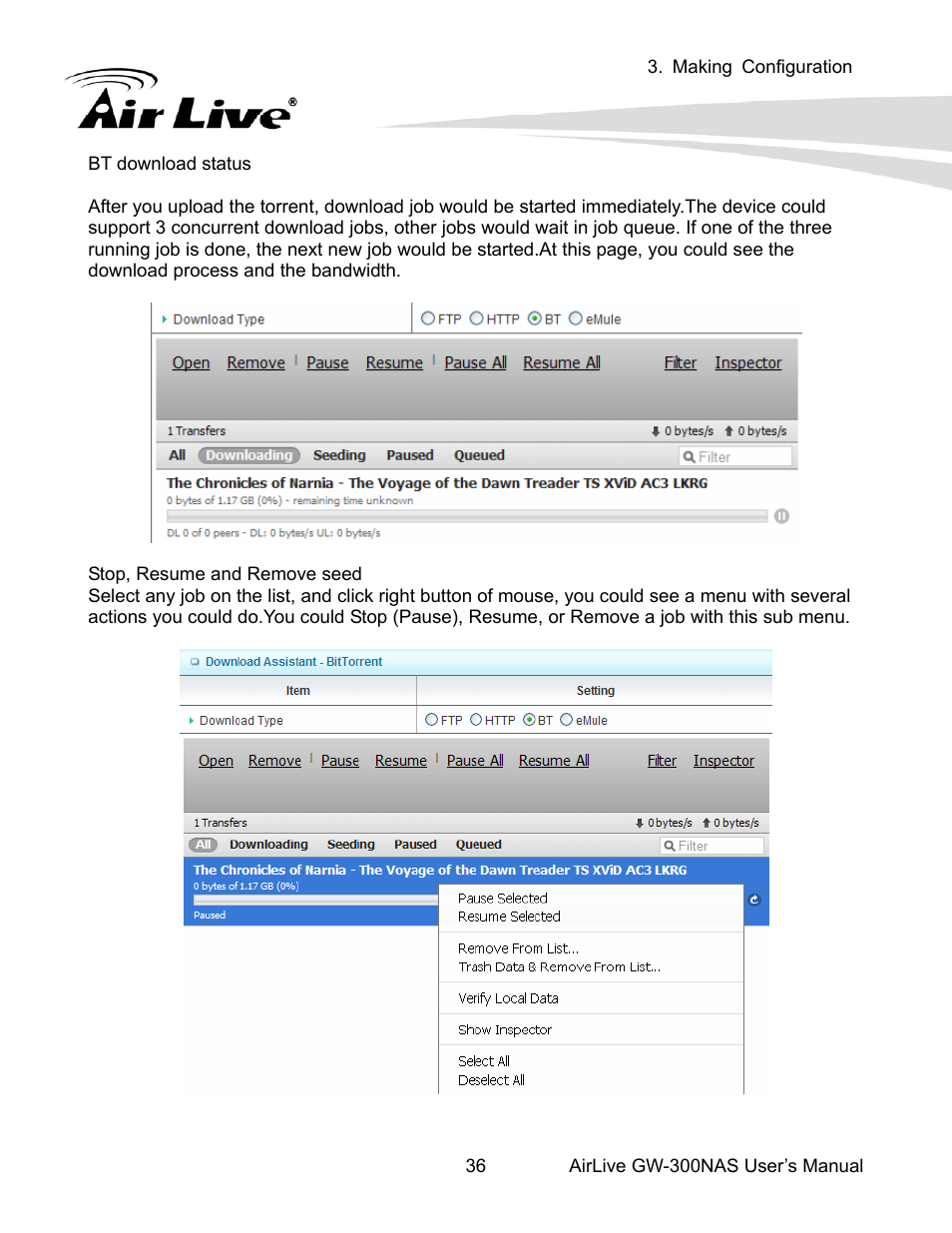 AirLive GW-300NAS User Manual | Page 40 / 75