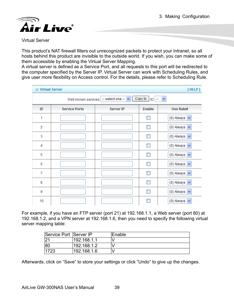 AirLive GW-300NAS User Manual | Page 43 / 75