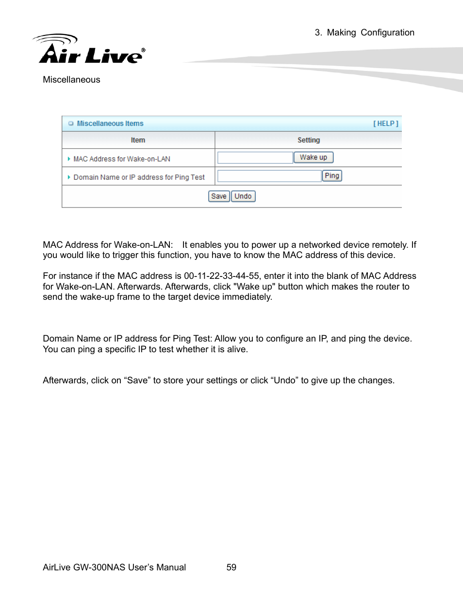 AirLive GW-300NAS User Manual | Page 63 / 75