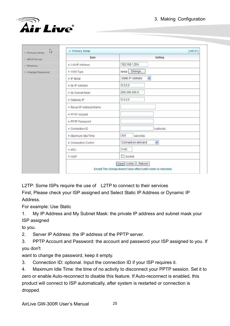 AirLive GW-300R User Manual | Page 29 / 94