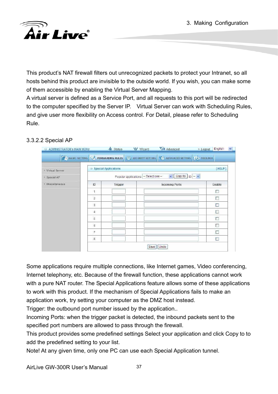 AirLive GW-300R User Manual | Page 41 / 94