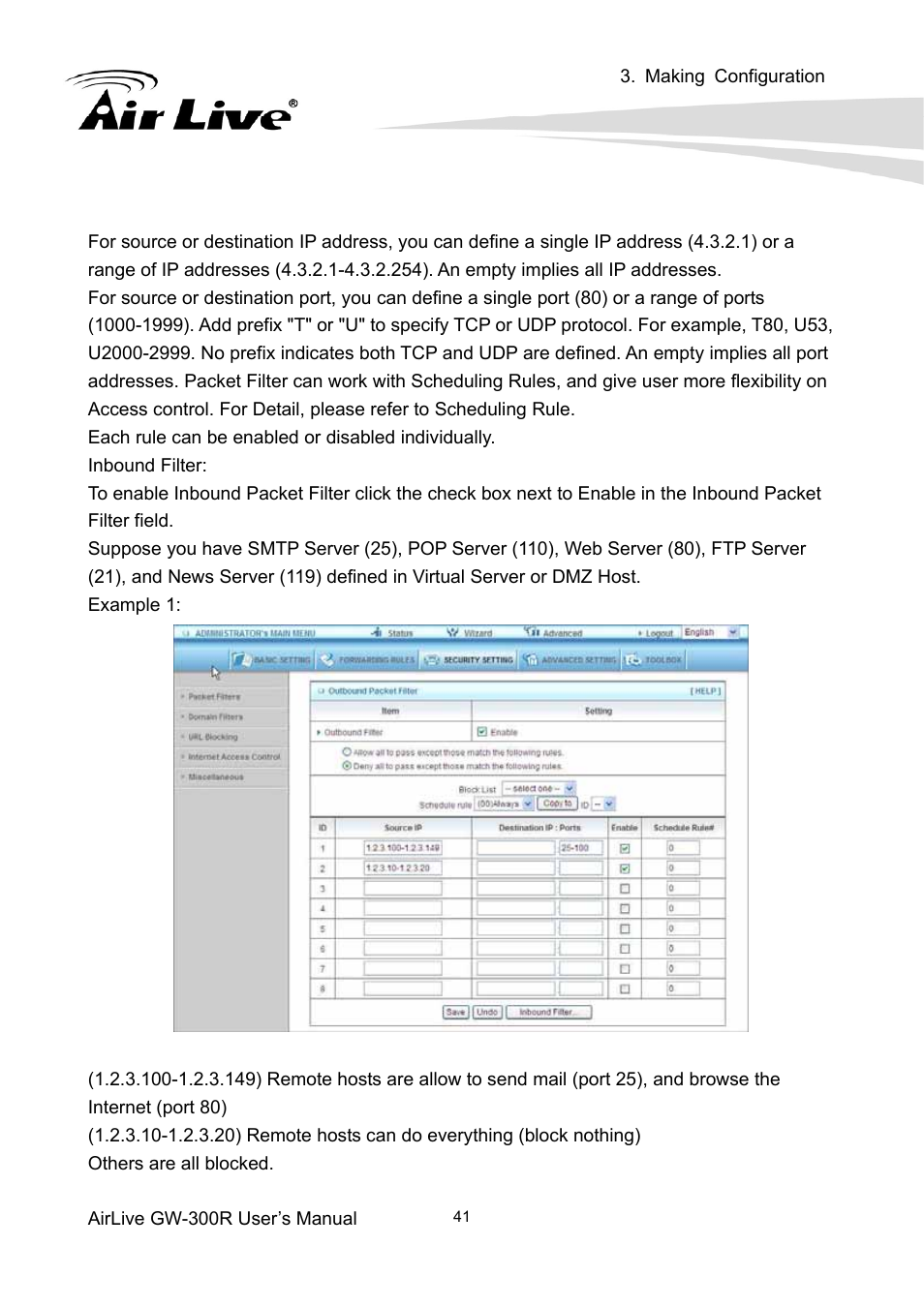 AirLive GW-300R User Manual | Page 45 / 94