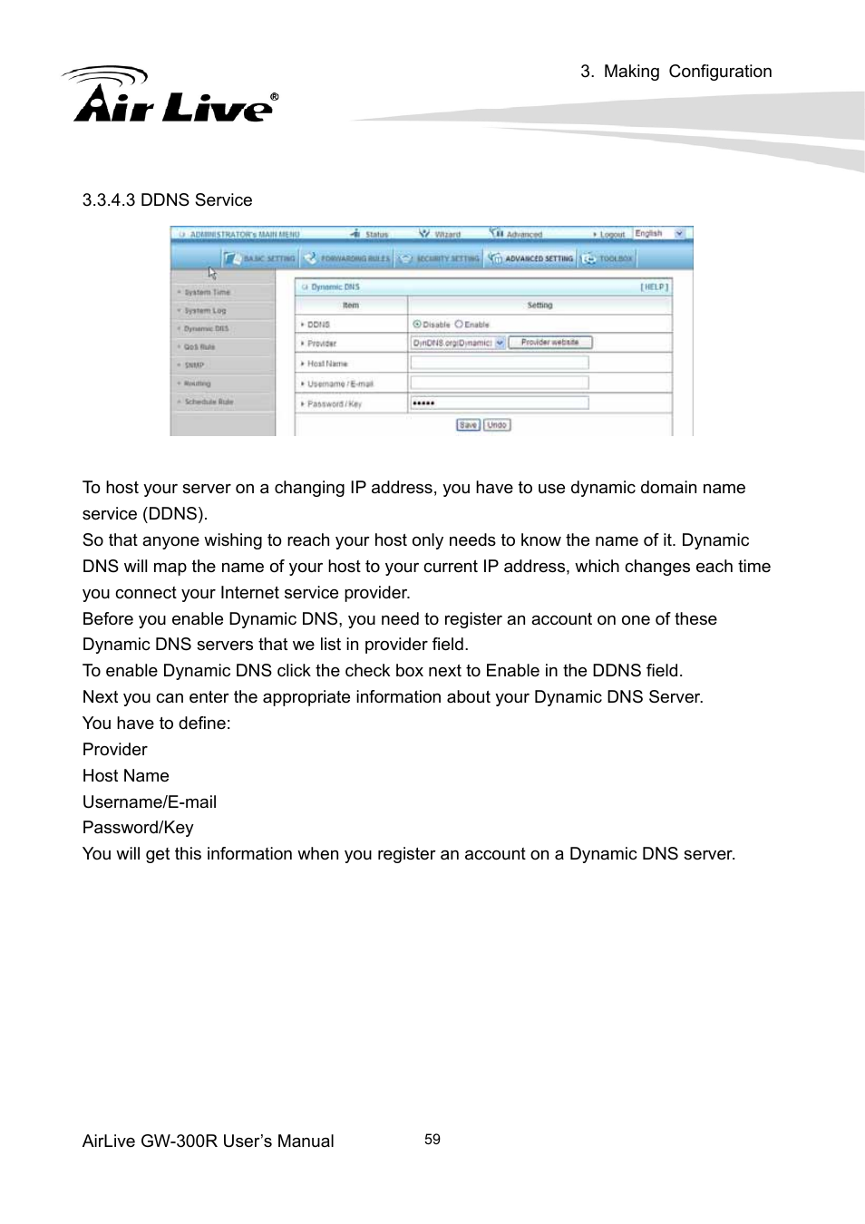 AirLive GW-300R User Manual | Page 63 / 94