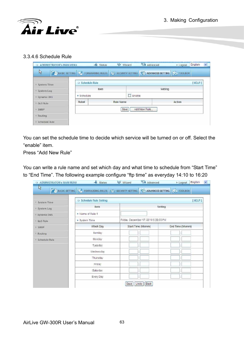 AirLive GW-300R User Manual | Page 67 / 94