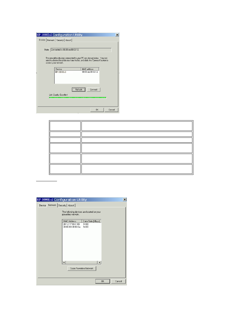 State, Network tab | AirLive HP-1000E v2 User Manual | Page 8 / 13