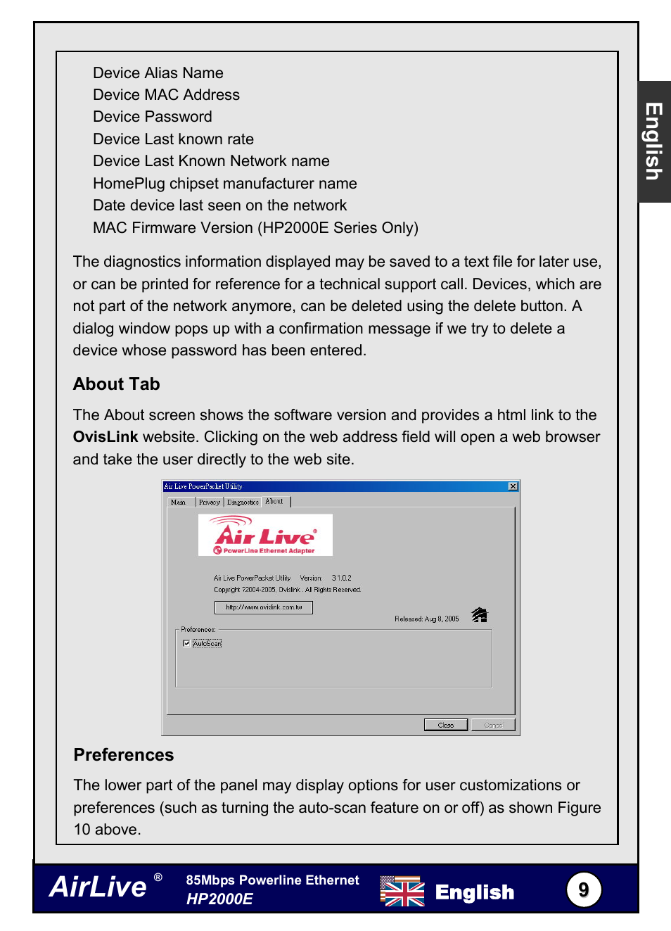 Airlive | AirLive HP-2000E User Manual | Page 10 / 29