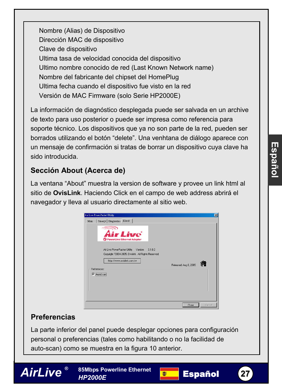 Airlive | AirLive HP-2000E User Manual | Page 28 / 29