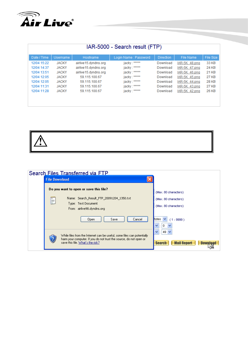 AirLive IAR-5000 v2 User Manual | Page 133 / 202