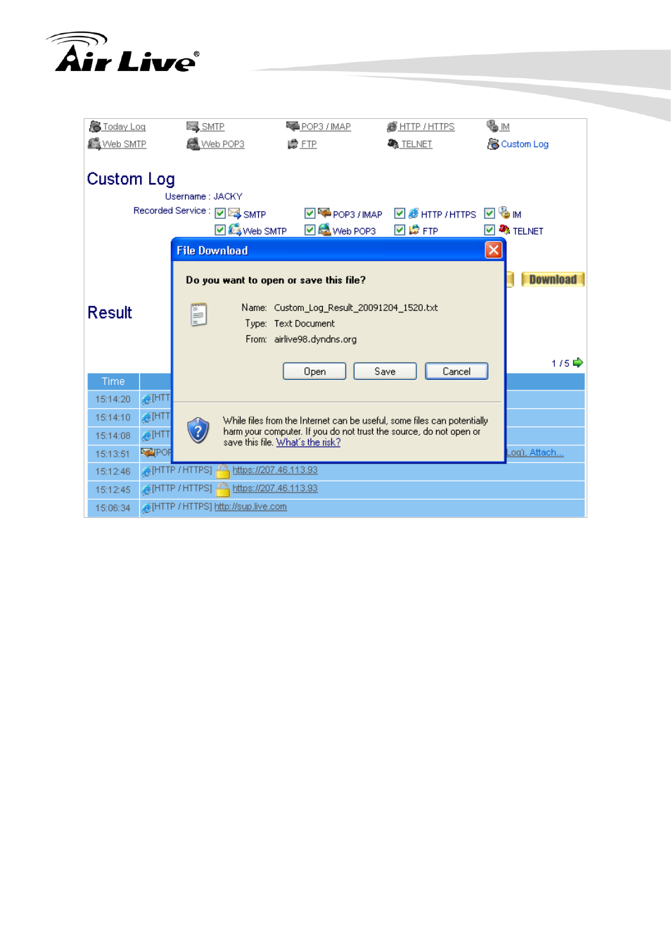 AirLive IAR-5000 v2 User Manual | Page 139 / 202
