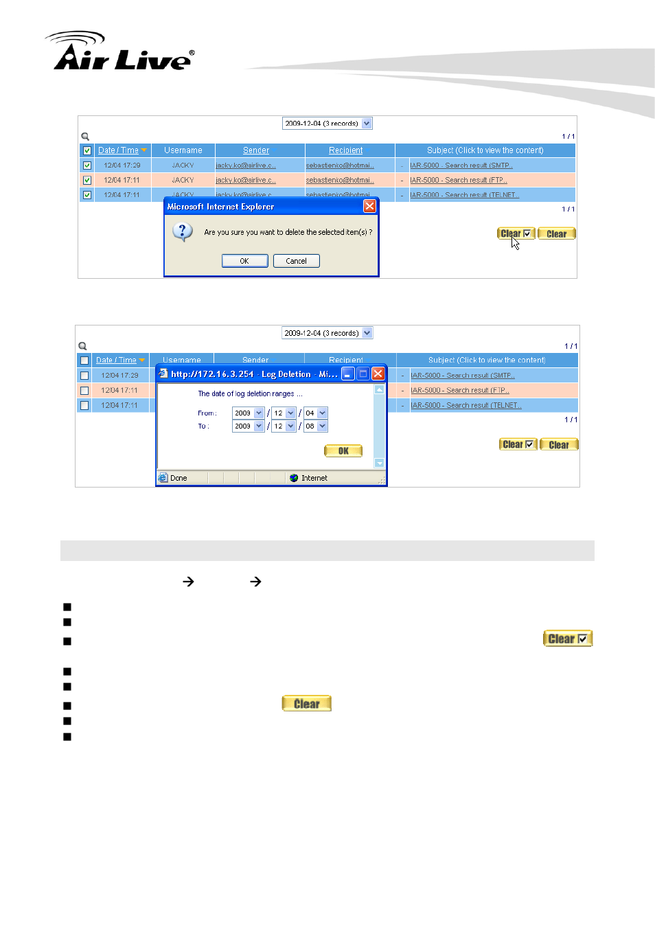 7 accessing files transferred via ftp protocol | AirLive IAR-5000 v2 User Manual | Page 154 / 202
