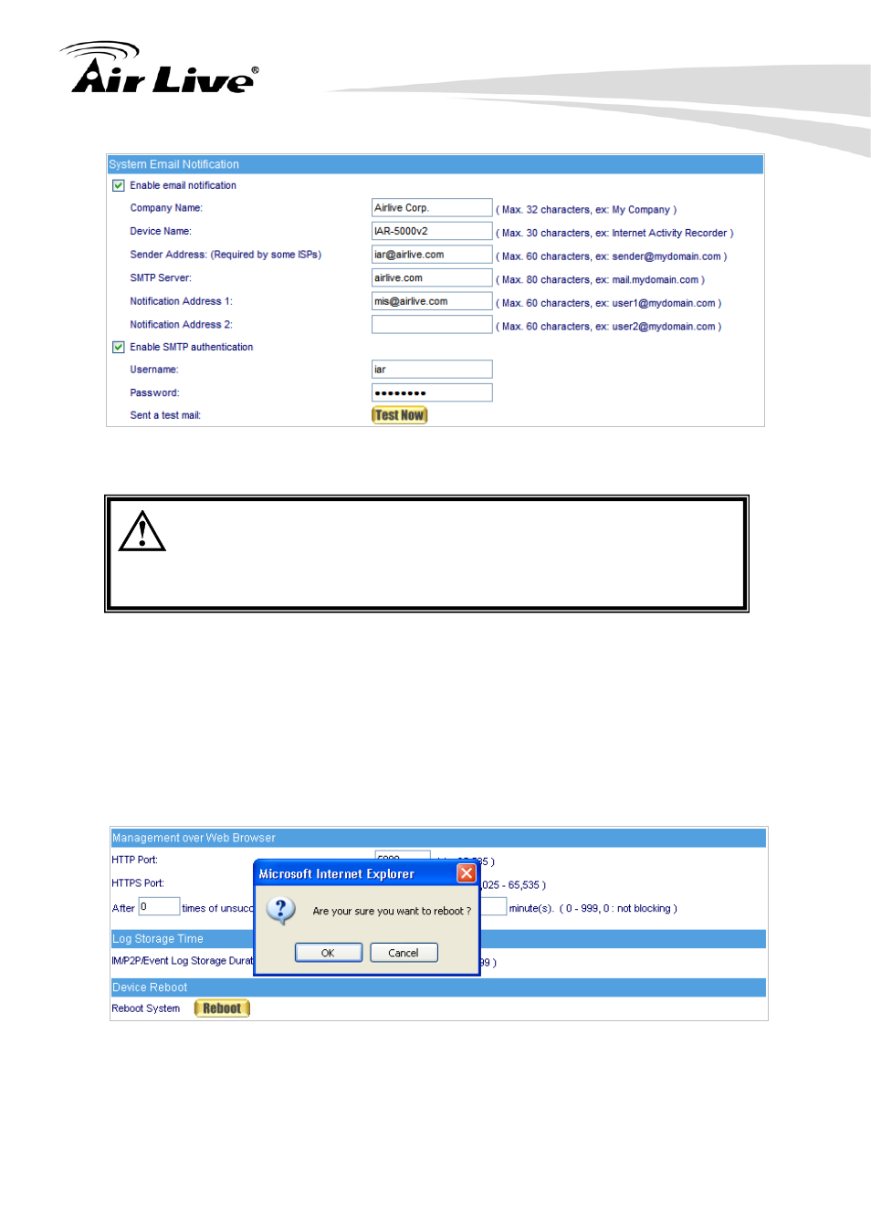 AirLive IAR-5000 v2 User Manual | Page 34 / 202
