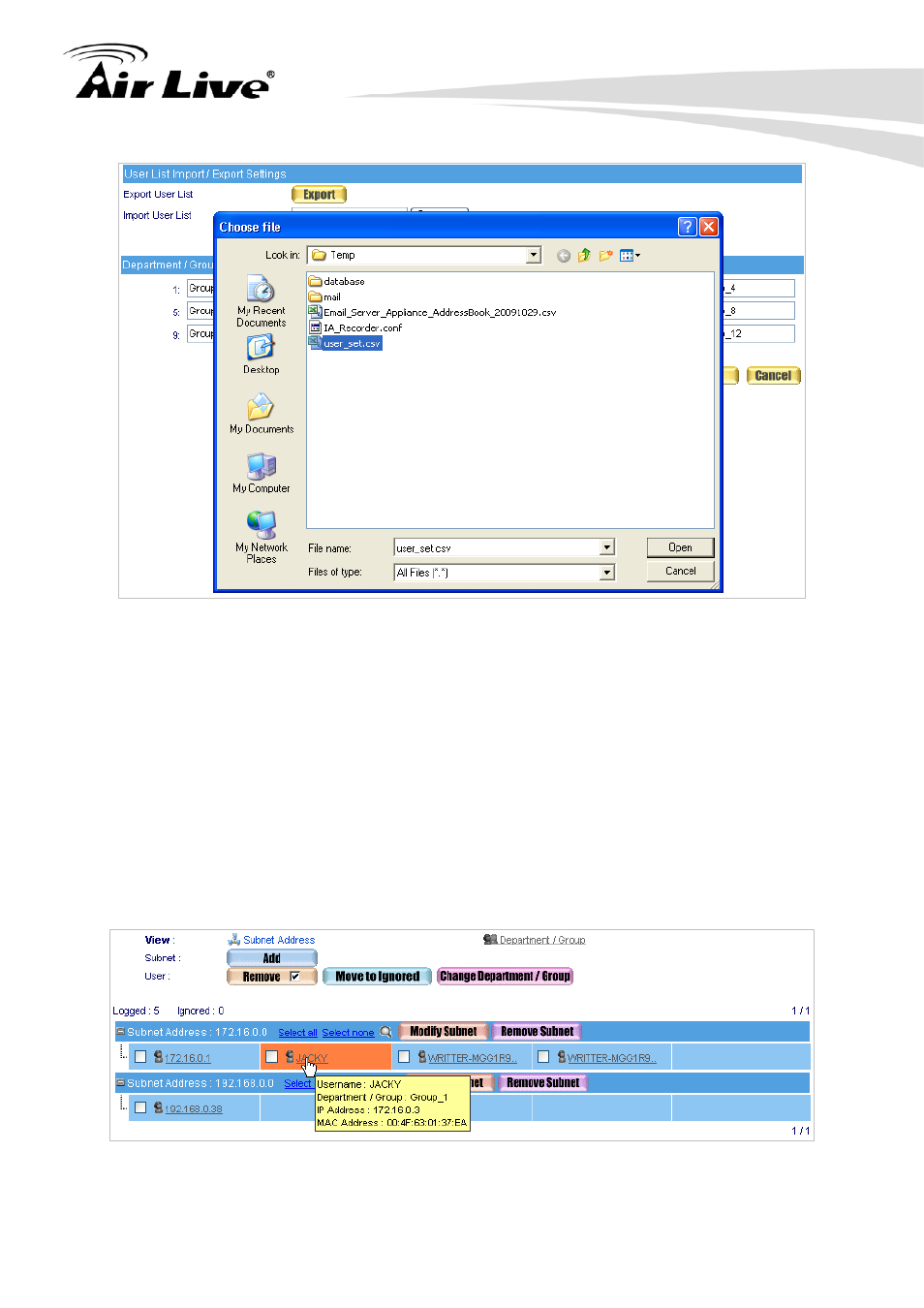 AirLive IAR-5000 v2 User Manual | Page 49 / 202