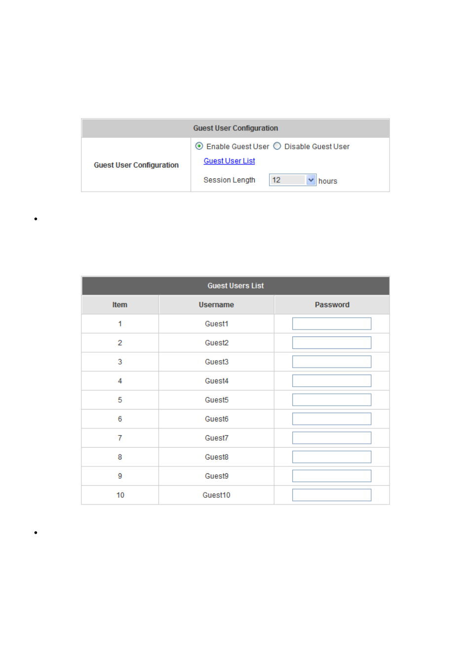 4 guest user configuration, Guest user configuration | AirLive IAS-2000 v2 User Manual | Page 105 / 163