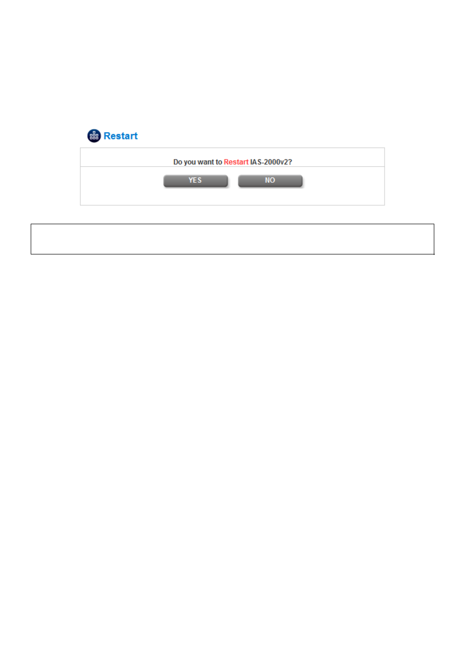 4 restart, Restart | AirLive IAS-2000 v2 User Manual | Page 129 / 163