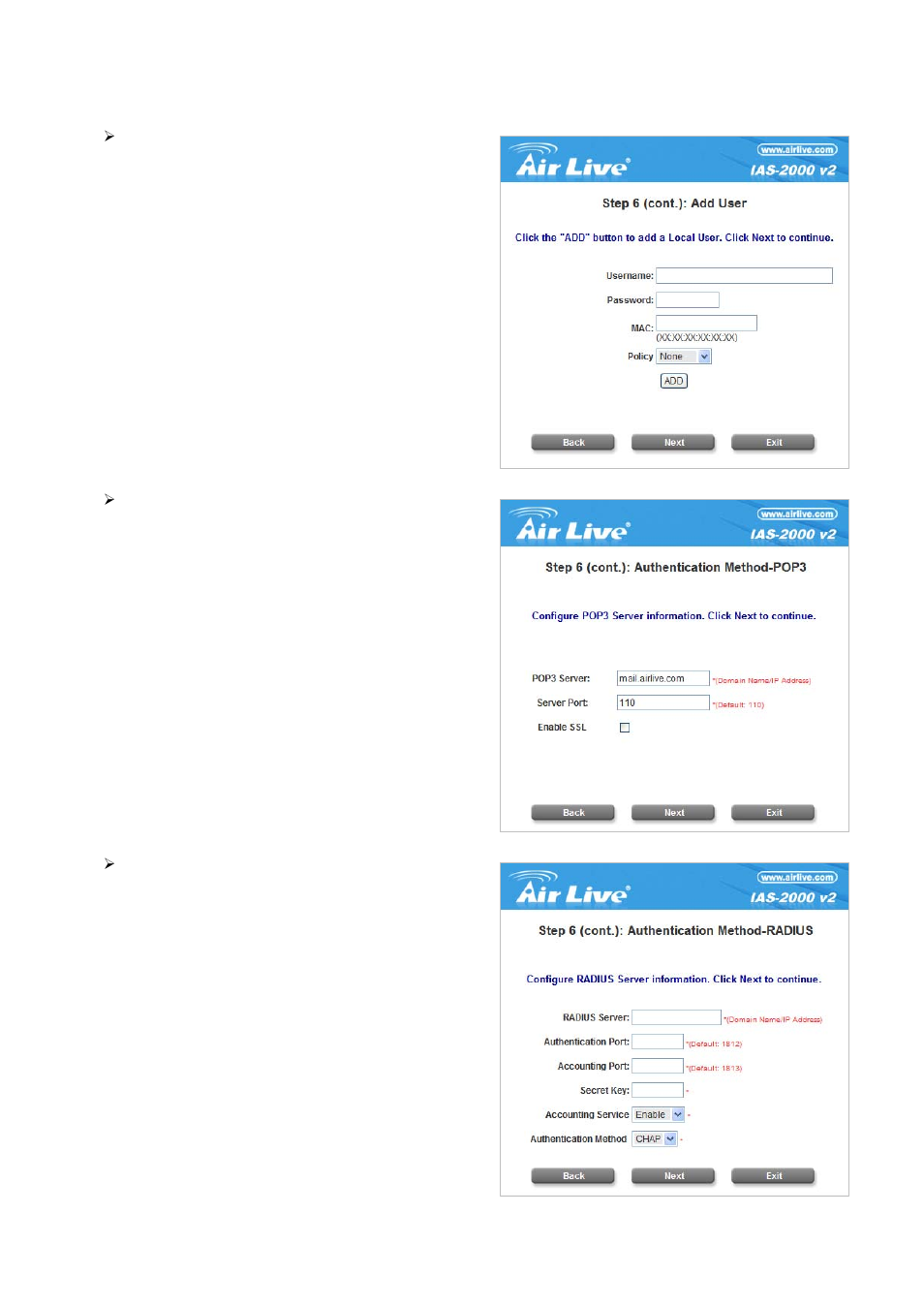 AirLive IAS-2000 v2 User Manual | Page 31 / 163