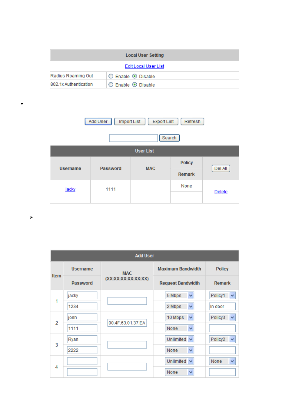 AirLive IAS-2000 v2 User Manual | Page 72 / 163