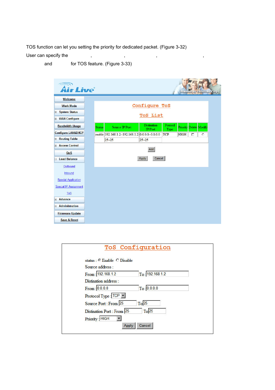 5 tos | AirLive IGR-1500 User Manual | Page 42 / 78